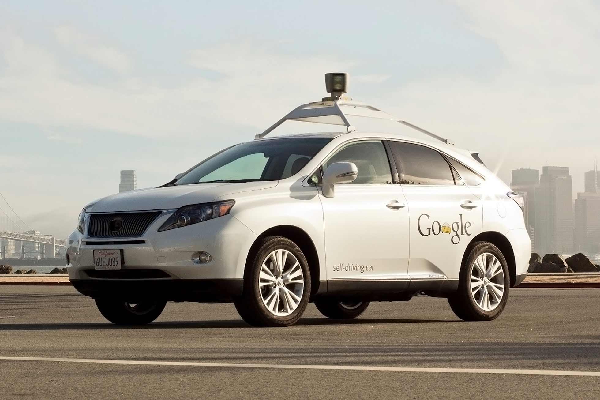 Google self-driving Lexus RX hybrid SUV