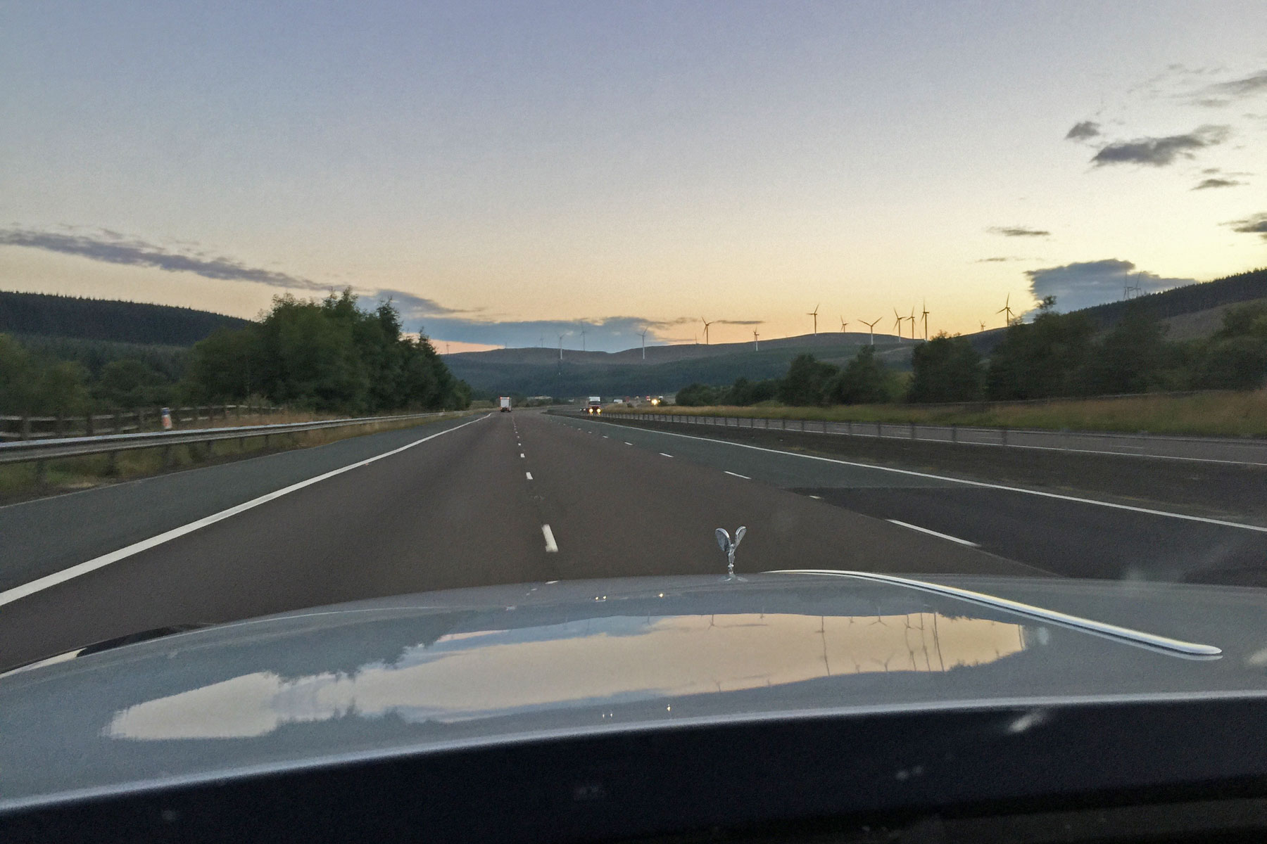 Rolls-Royce Wraith on A74(M)