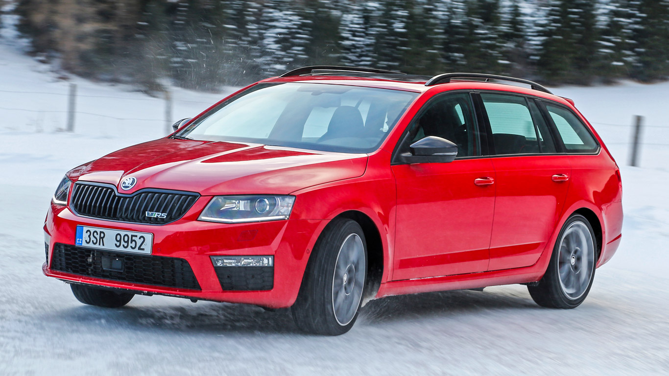 Skoda Octavia 4x4 vRS: Two-Minute Road Test winter special