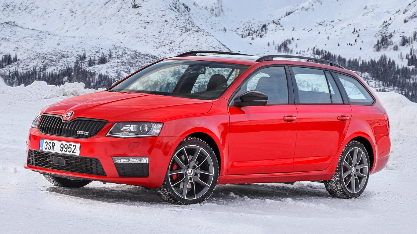 Skoda Octavia 4x4 vRS: Two-Minute Road Test winter special