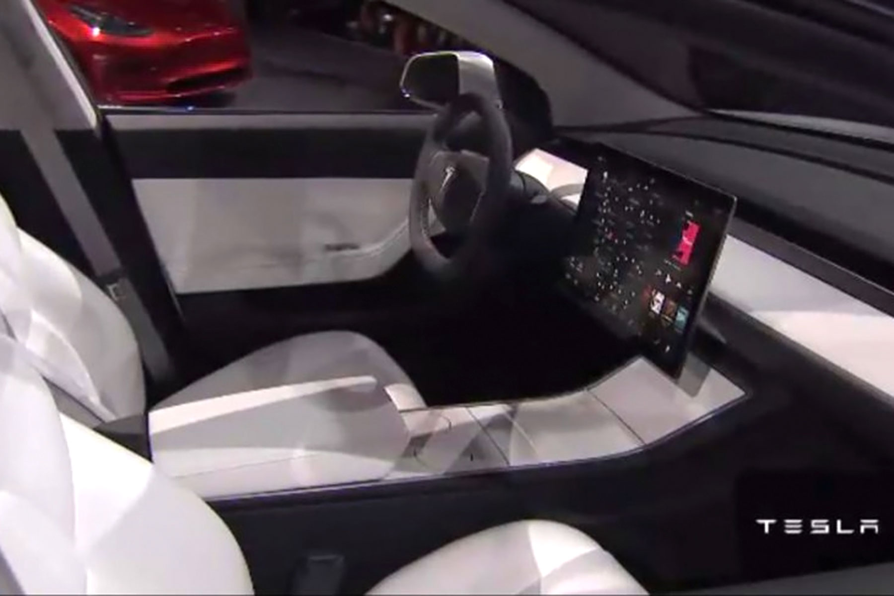 Tesla Model 3 interior