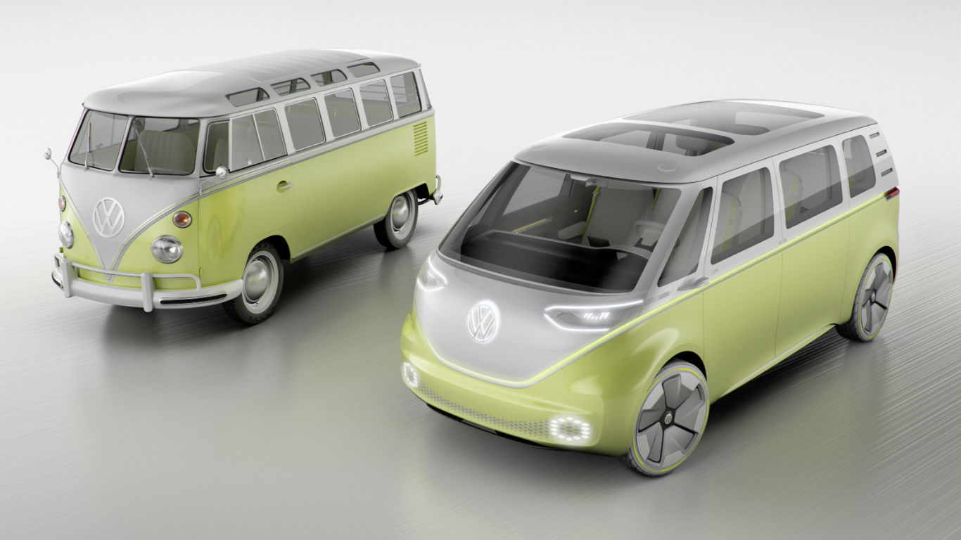 Flower power: Volkswagen I.D. Buzz concept revealed at Detroit