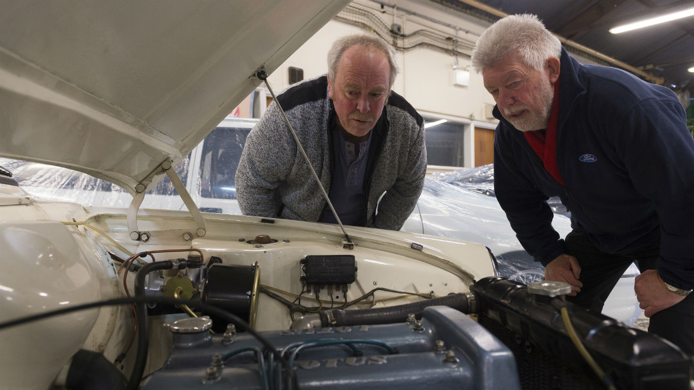 Ford Lotus Cortina TV star reunited with owner 40 years on