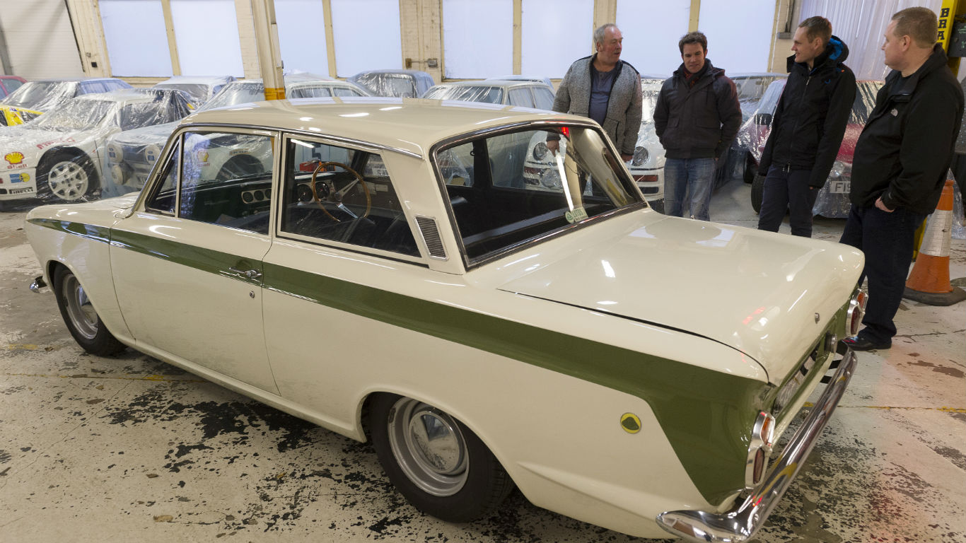 Ford Lotus Cortina TV star reunited with owner 40 years on