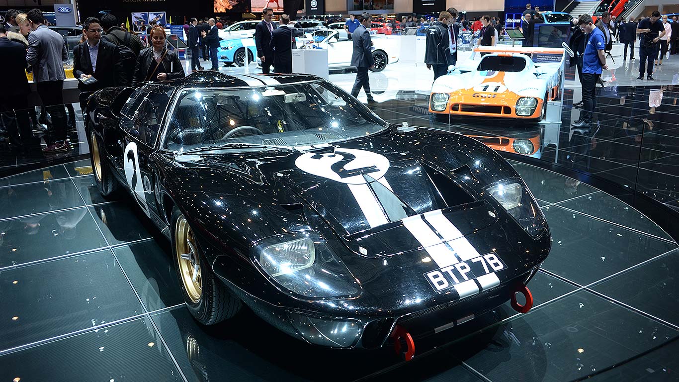 Classic and retro cars at the Geneva Motor Show