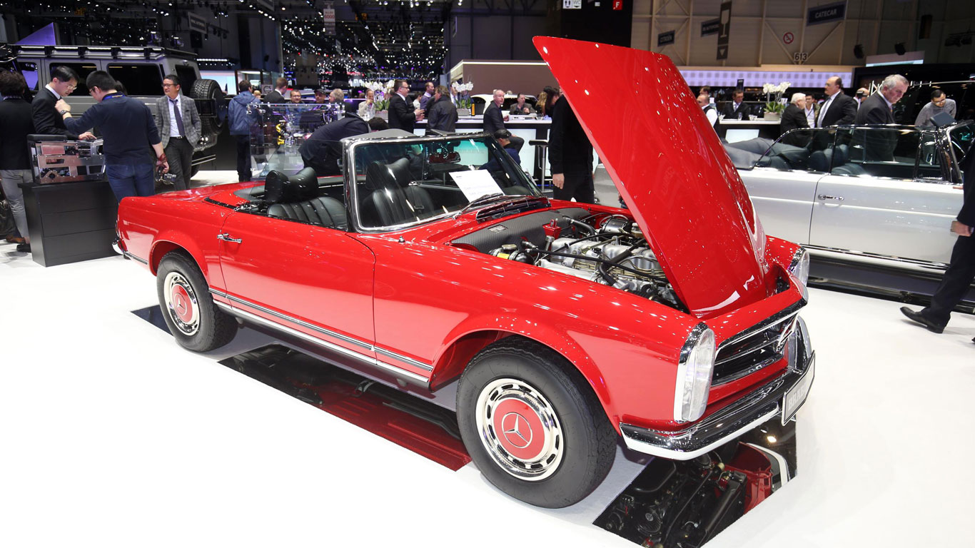 Classic and retro cars at the Geneva Motor Show