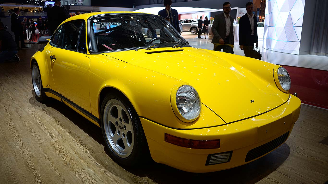 Classic and retro cars at the Geneva Motor Show