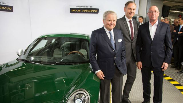 Porsche builds its one-millionth 911