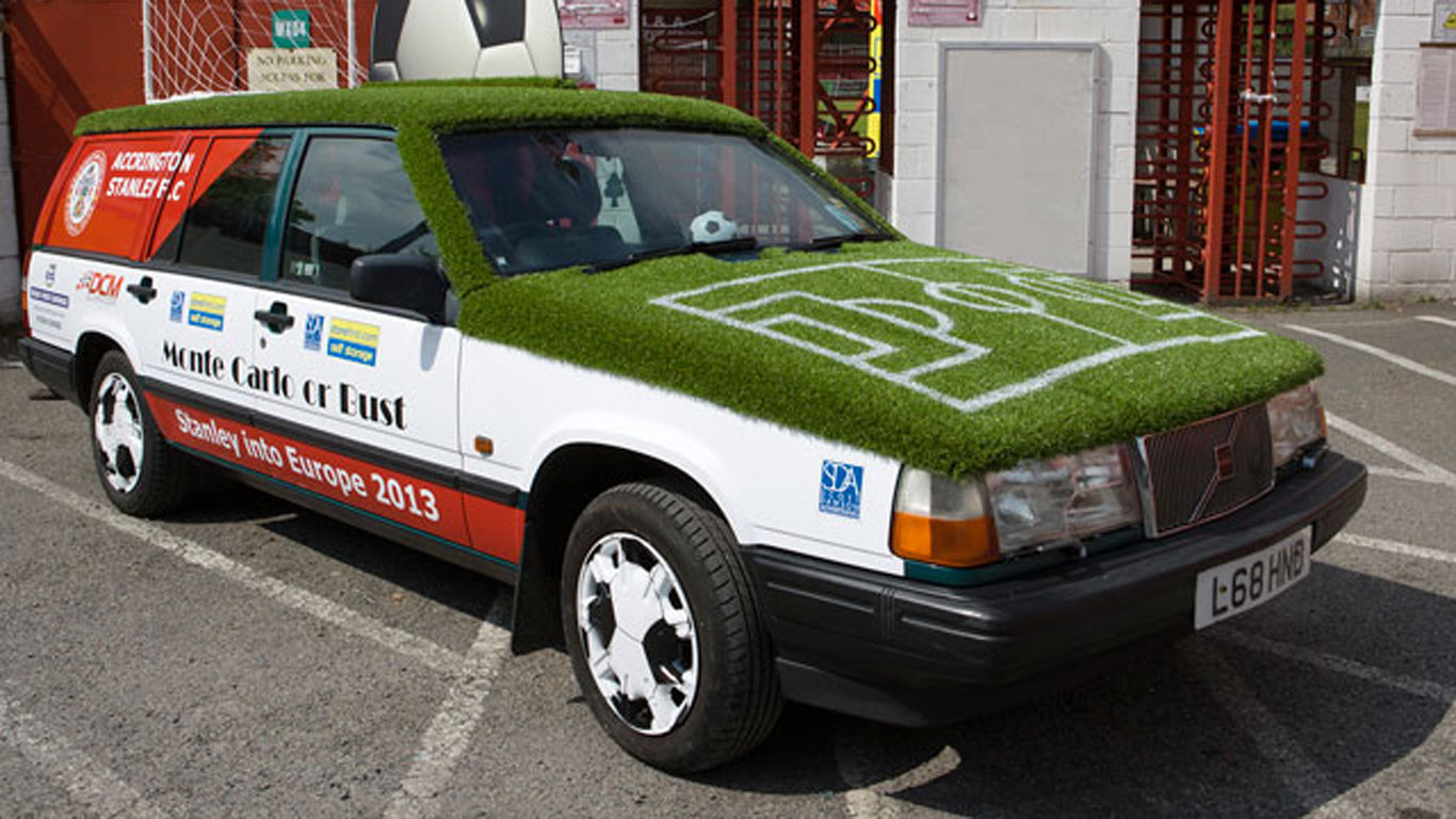 Accrington Stanley's Volvo 940