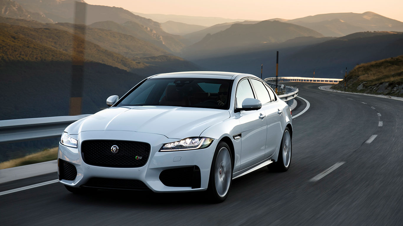 Large and luxury, winner: Jaguar XF