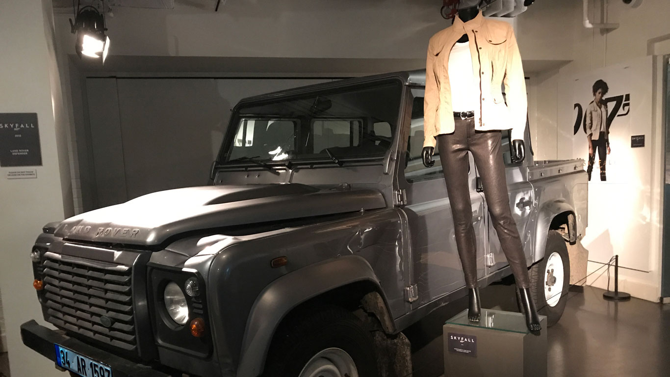 Bond girls cars on show in London