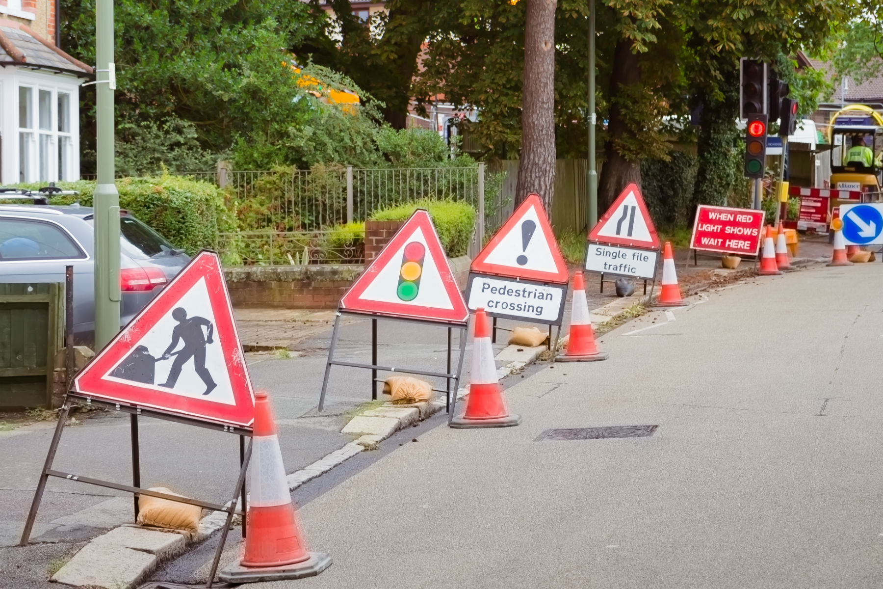 The government is spending £46m repairing potholes