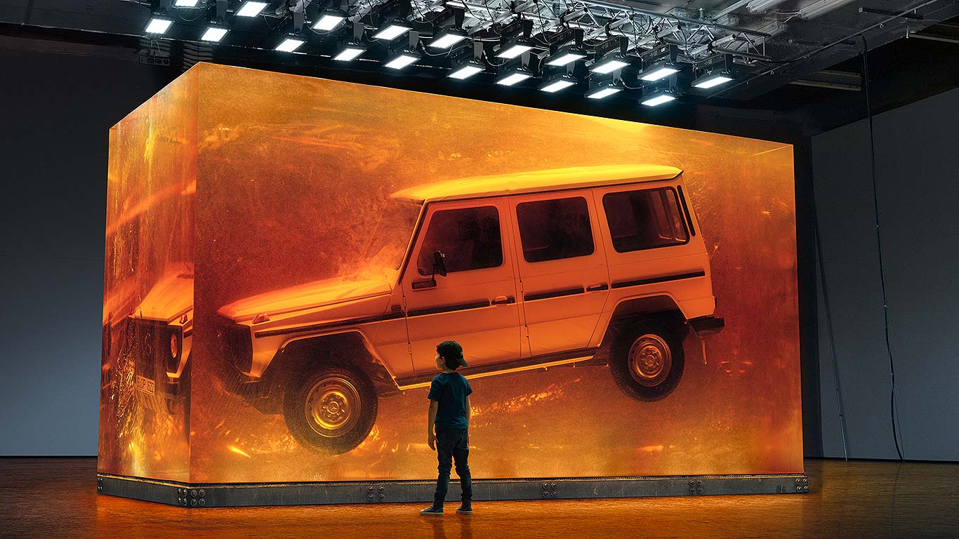 1979 G-Class cast in amber