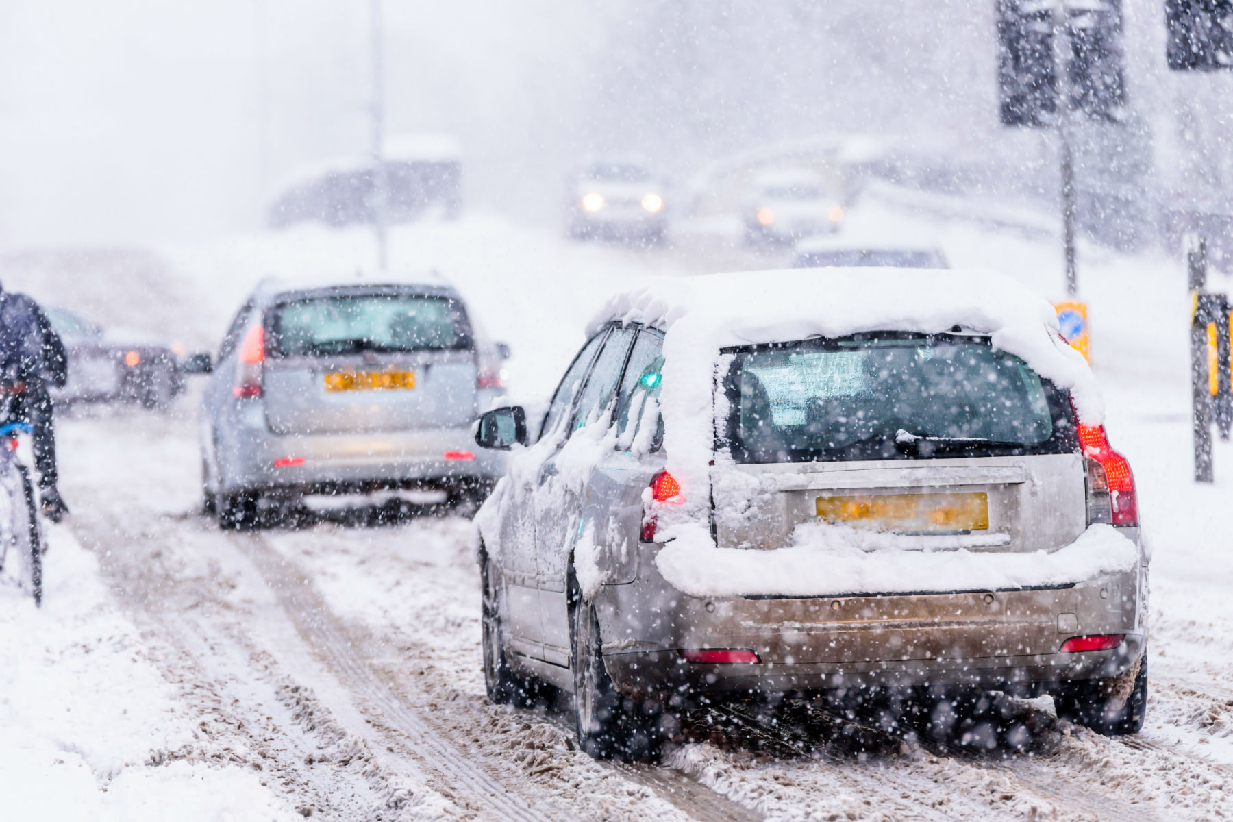 Here's what to do if your car gets stuck in the snow