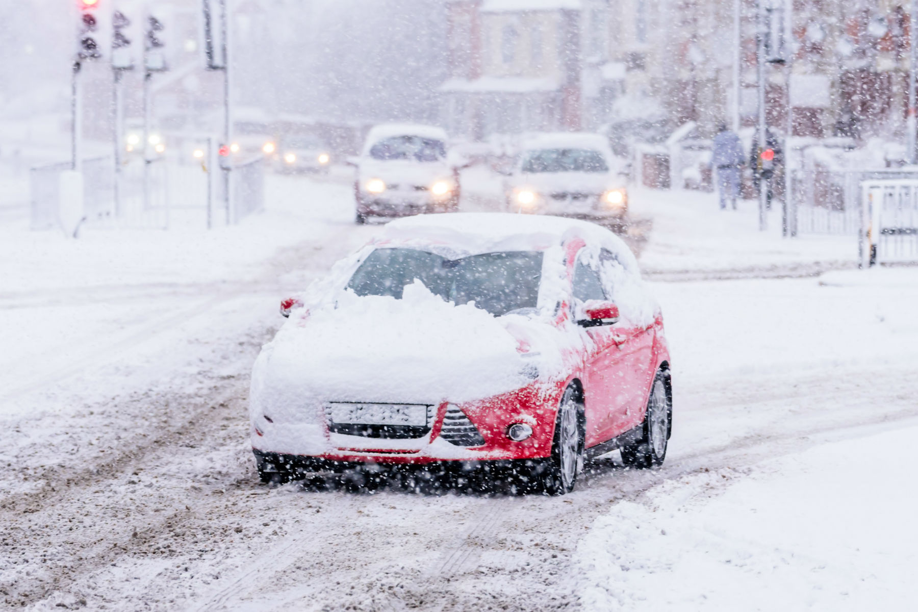 Here's what to do if your car gets stuck in the snow