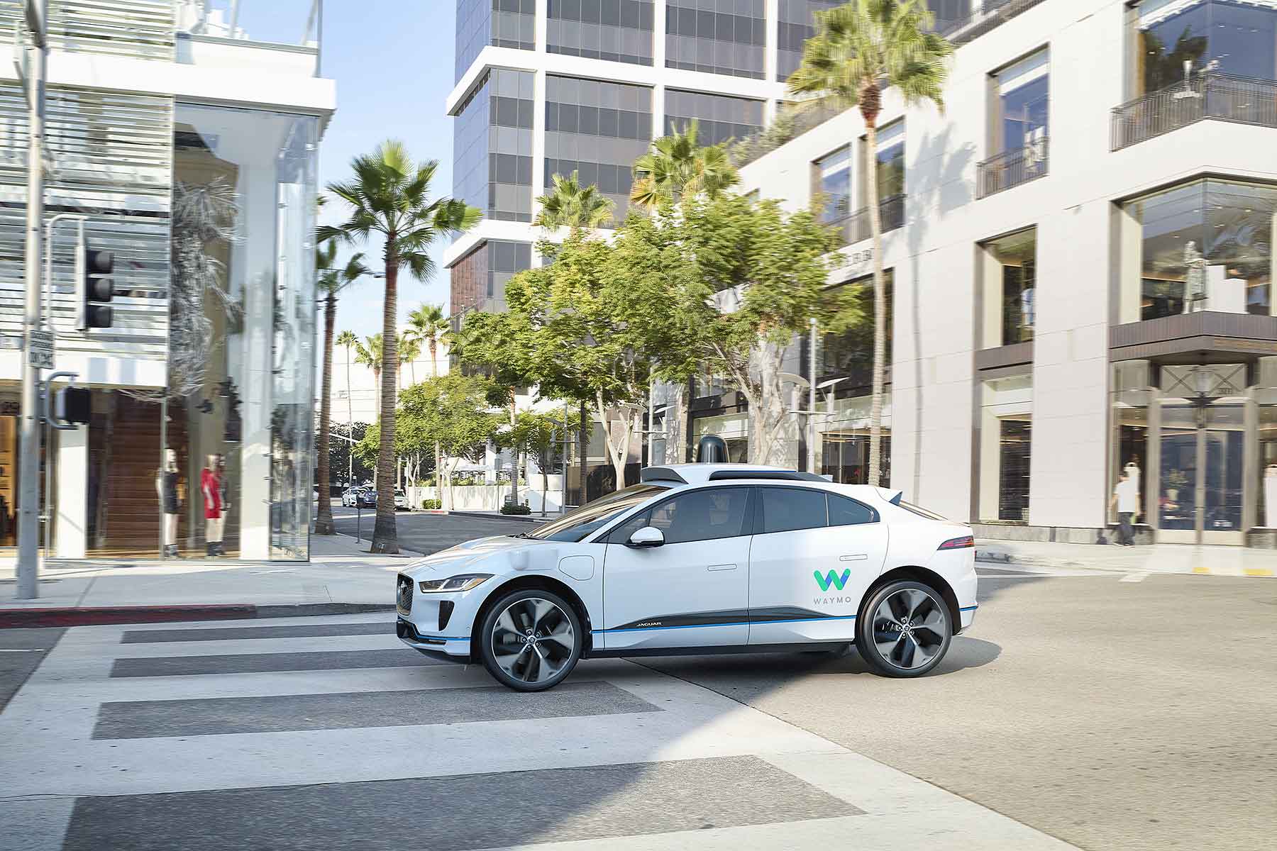 Waymo Jaguar I-Pace self-driving EV