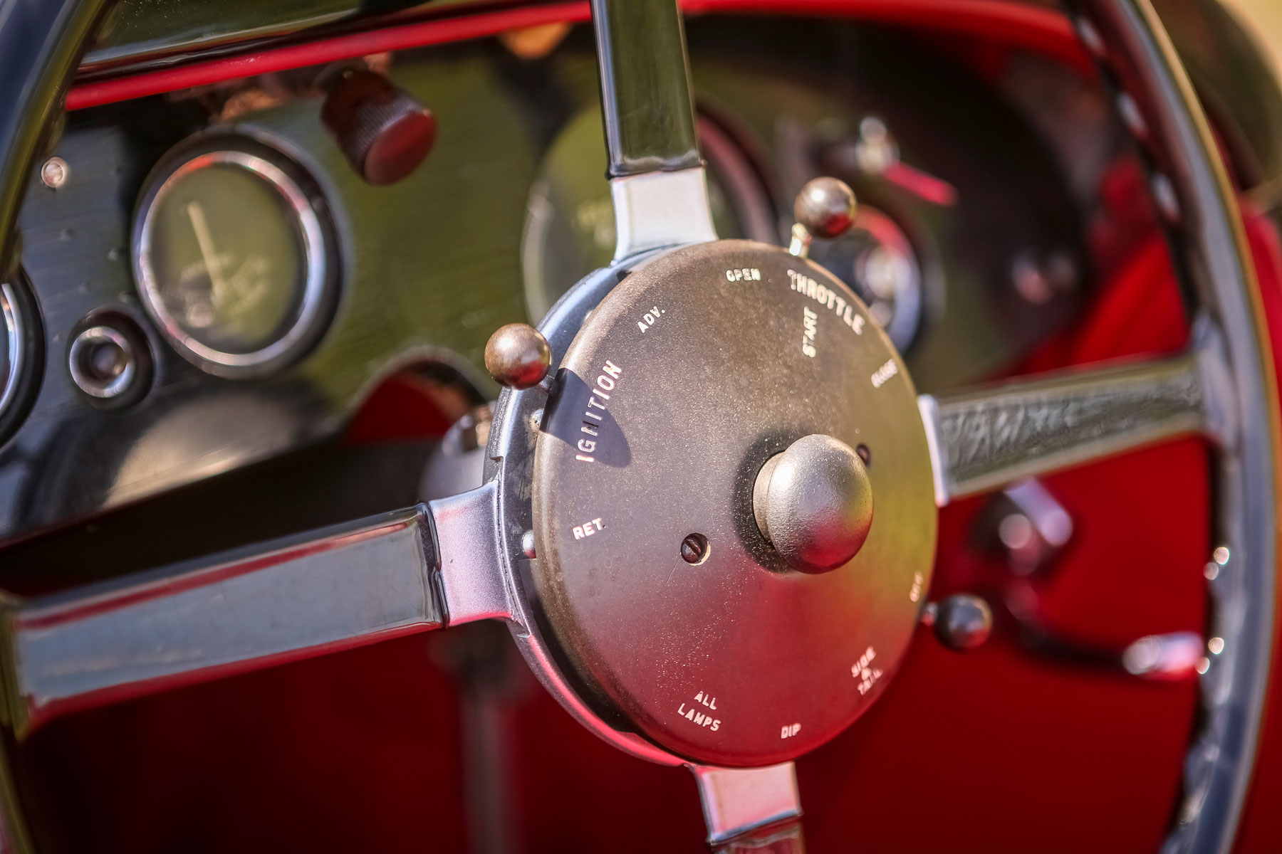 Alvis 4.3-Litre steering wheel