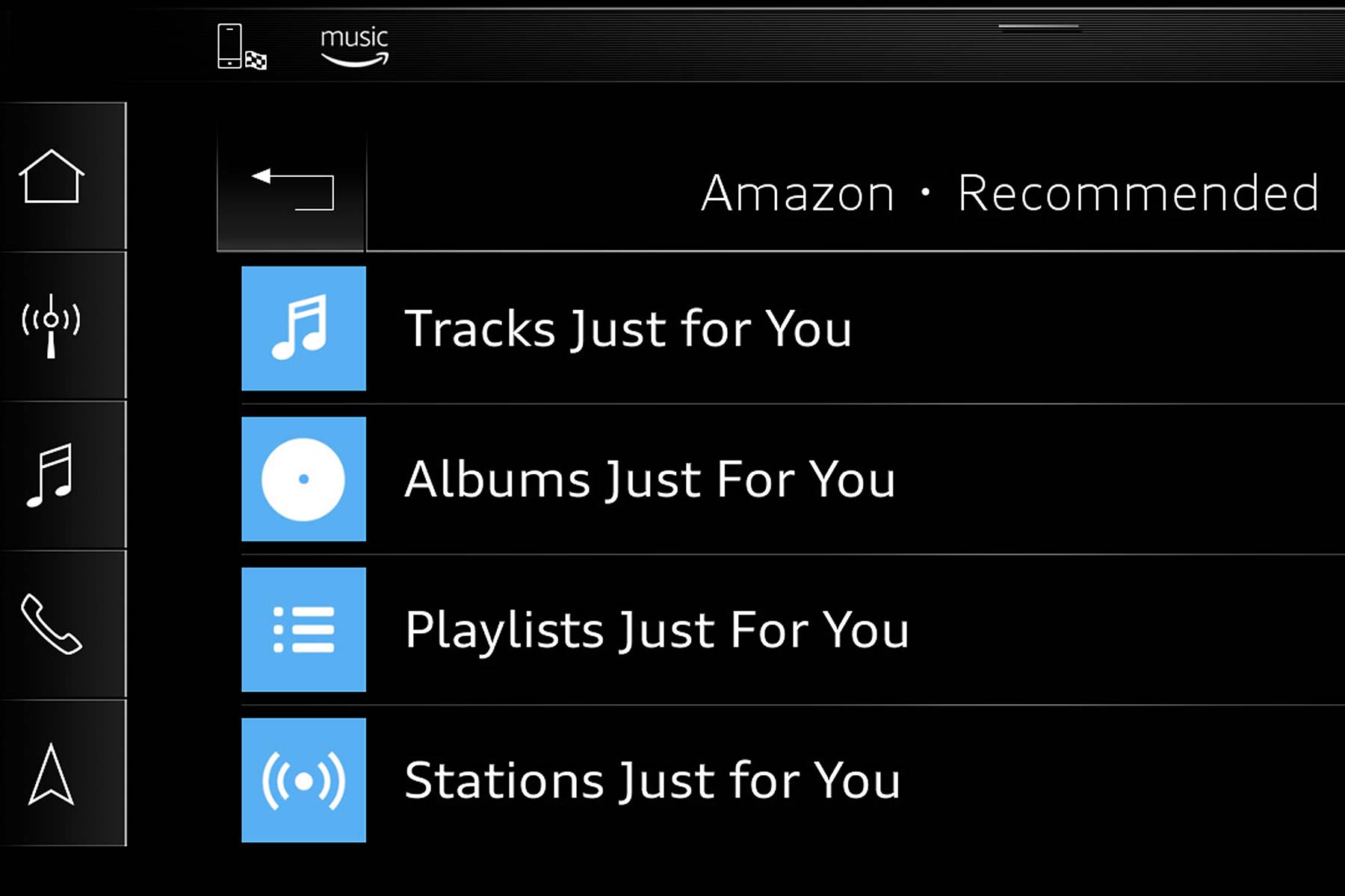 Amazon Music Audi