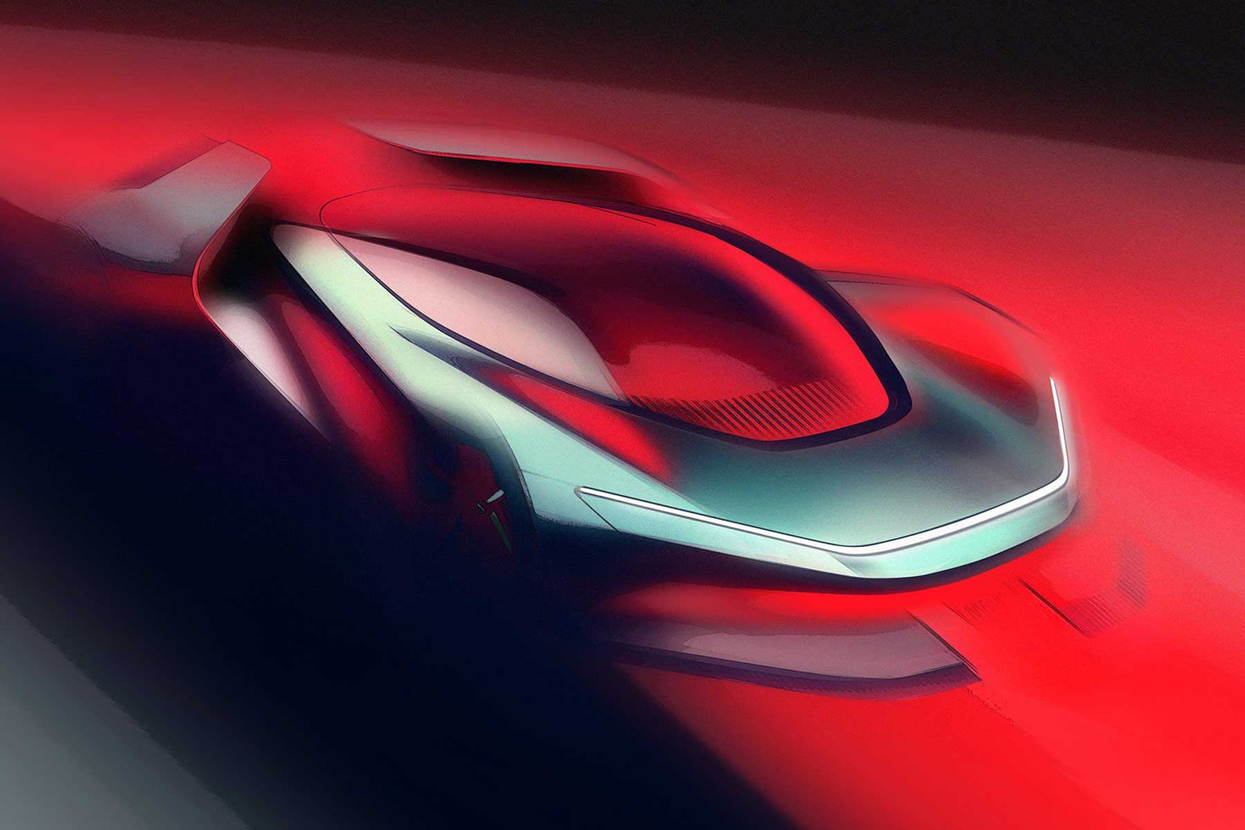 Automobili Pininfarina PF0 concept sketch