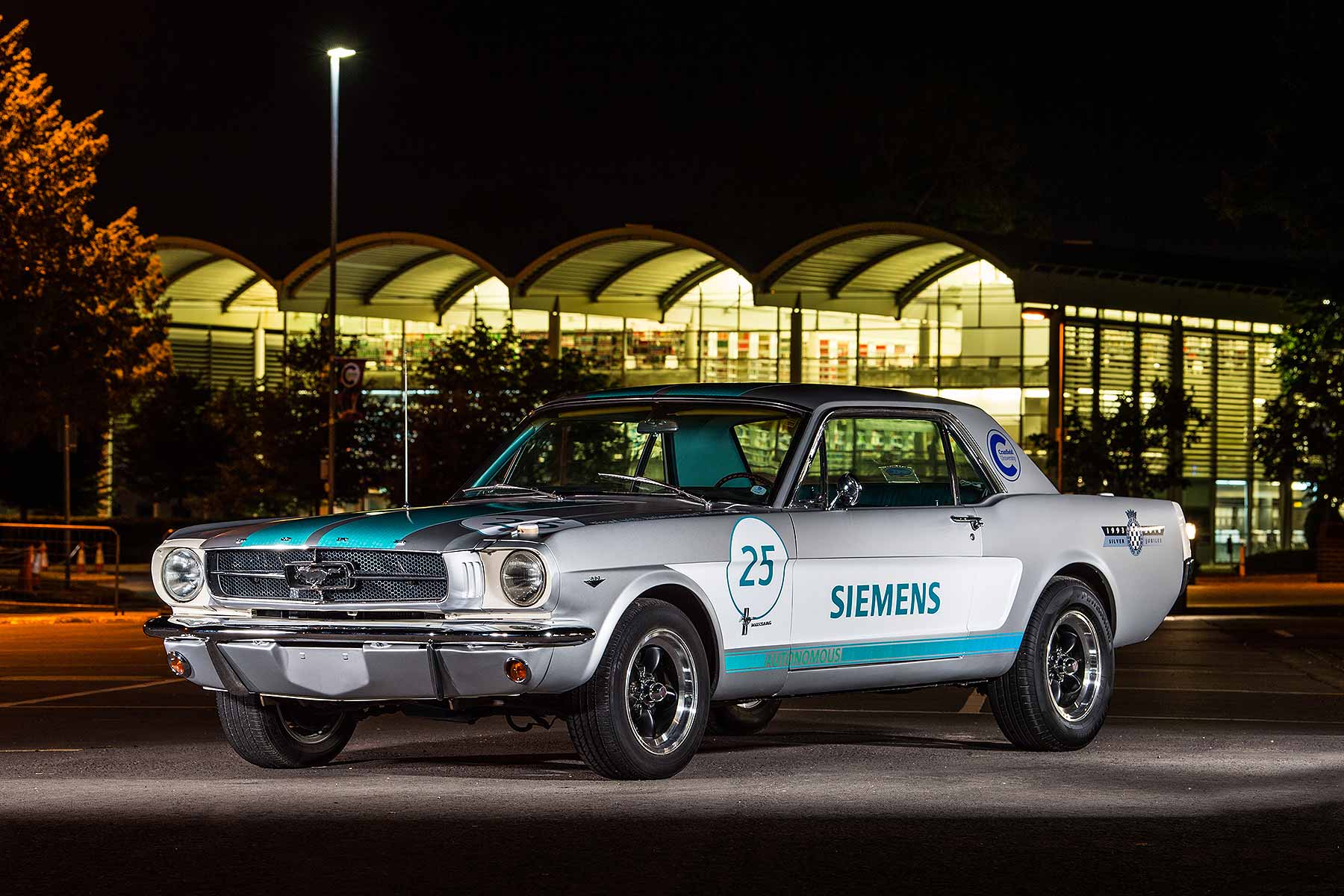 Siemens 1965 autonomous Ford Mustang