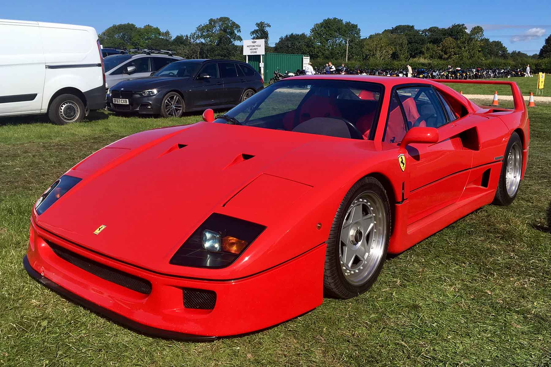 Amazing cars of the Goodwood Revival car park