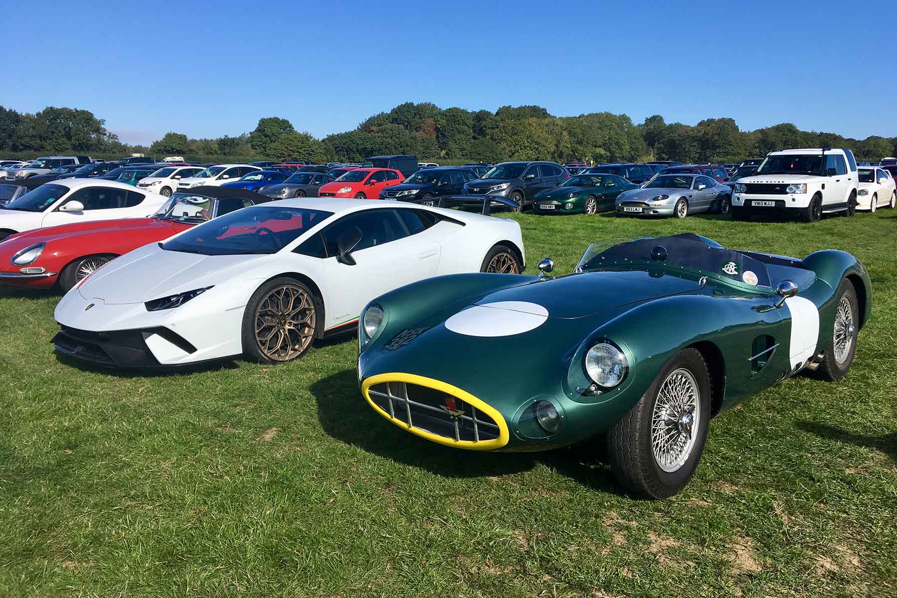 Amazing cars of the Goodwood Revival car park