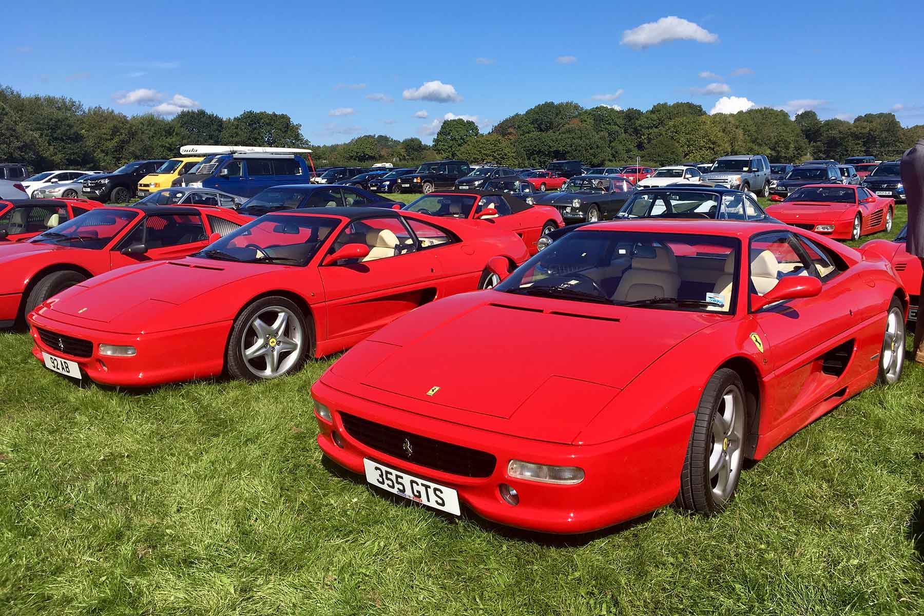 Amazing cars of the Goodwood Revival car park