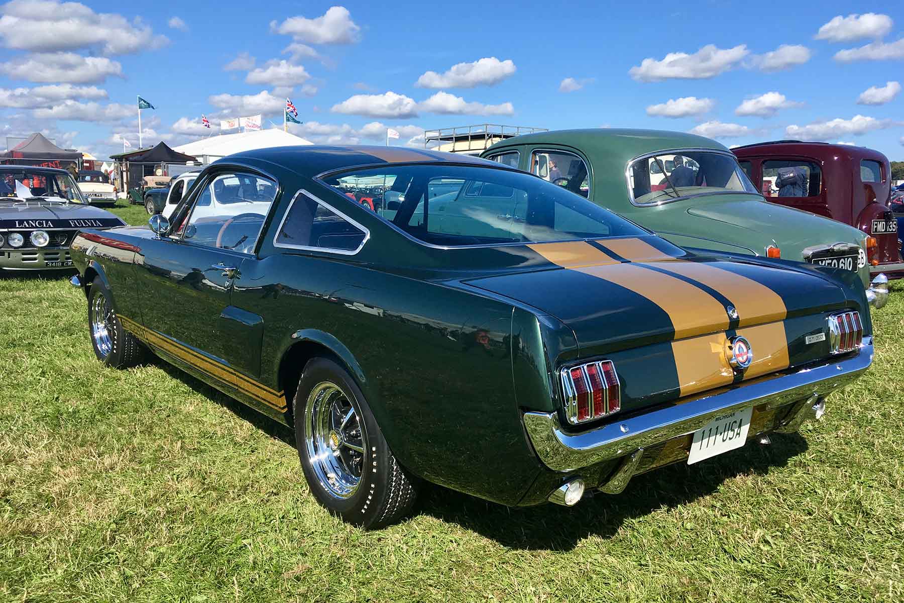 Amazing cars of the Goodwood Revival car park