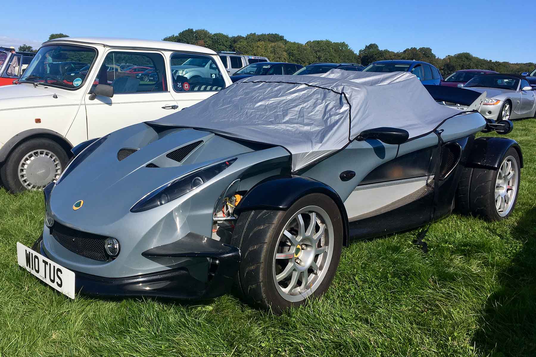 Amazing cars of the Goodwood Revival car park