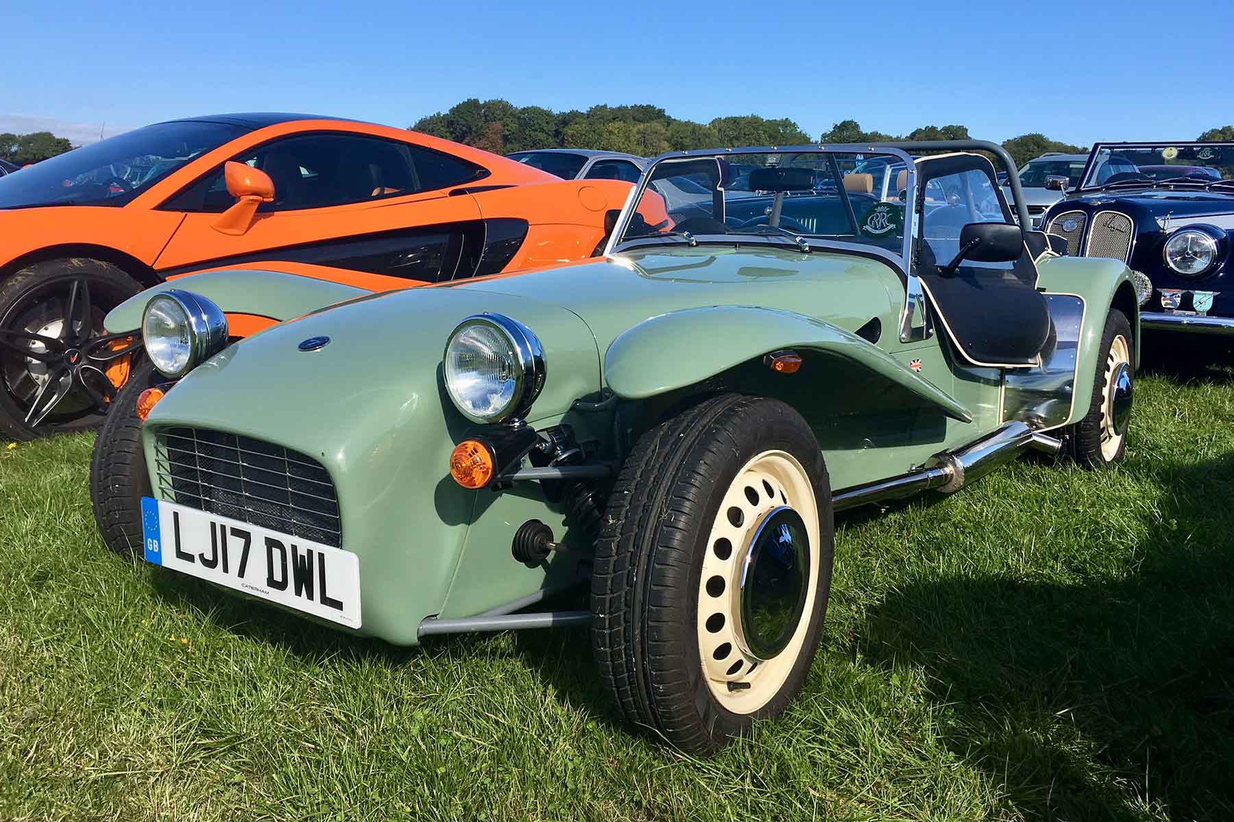 Amazing cars of the Goodwood Revival car park