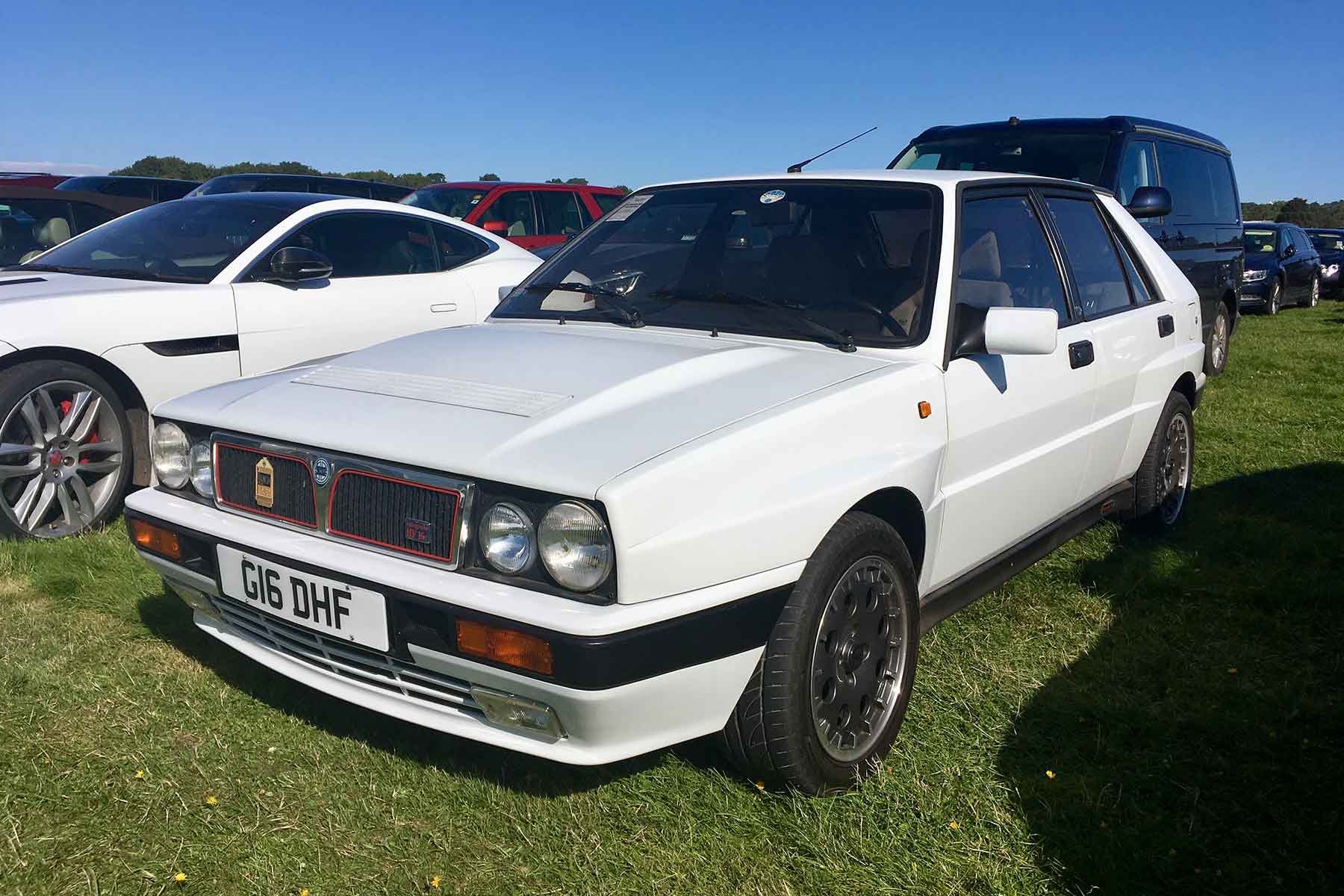 Amazing cars of the Goodwood Revival car park