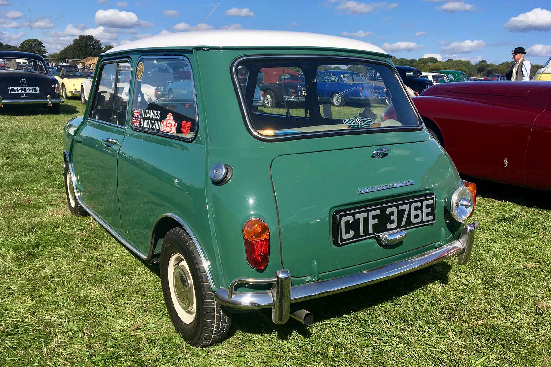 Amazing cars of the Goodwood Revival car park