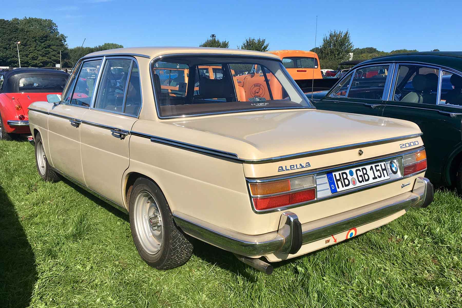 Amazing cars of the Goodwood Revival car park