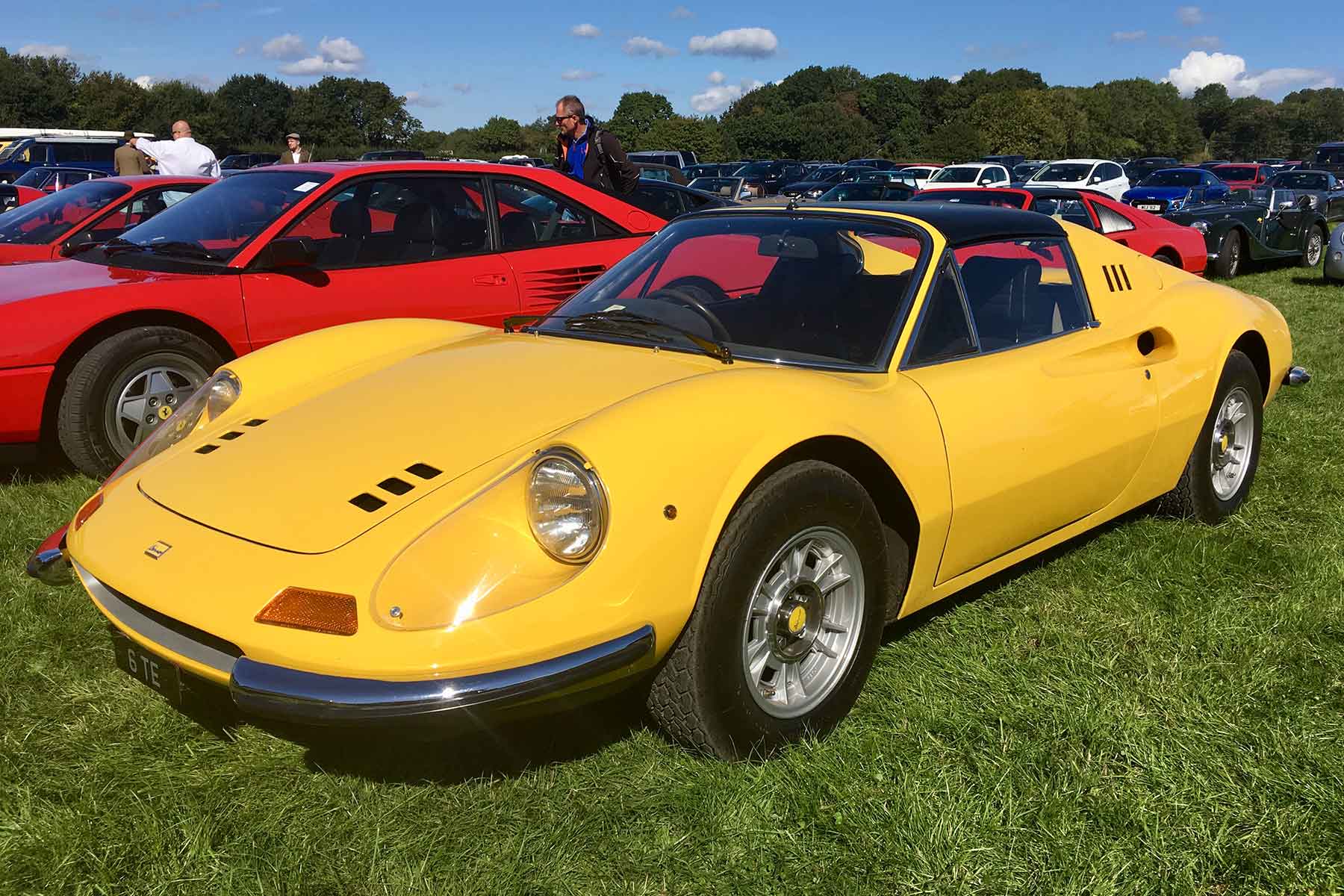 Amazing cars of the Goodwood Revival car park