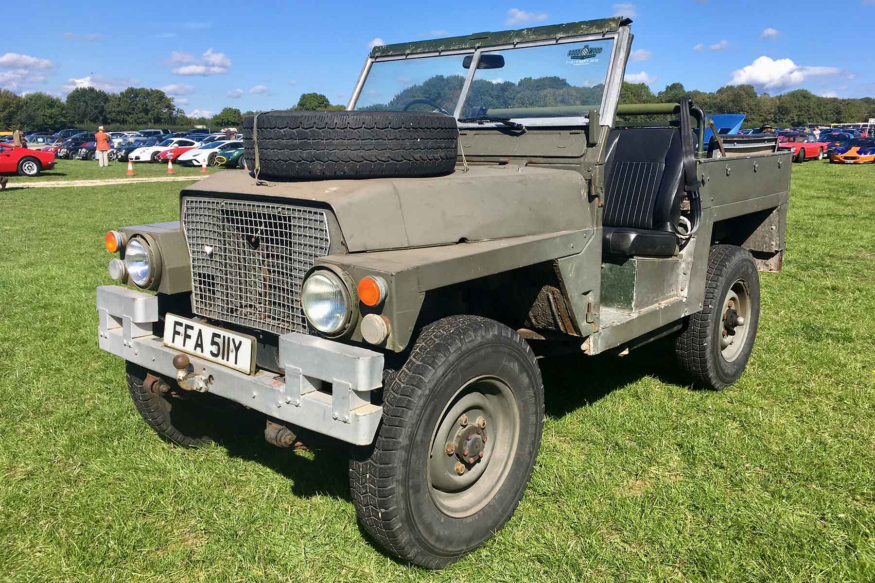 Amazing cars of the Goodwood Revival car park