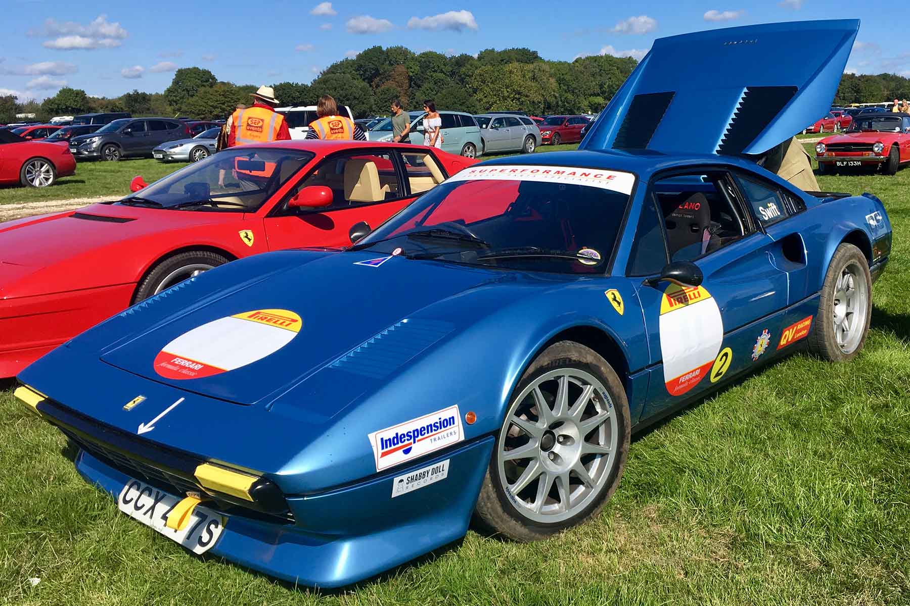 Amazing cars of the Goodwood Revival car park