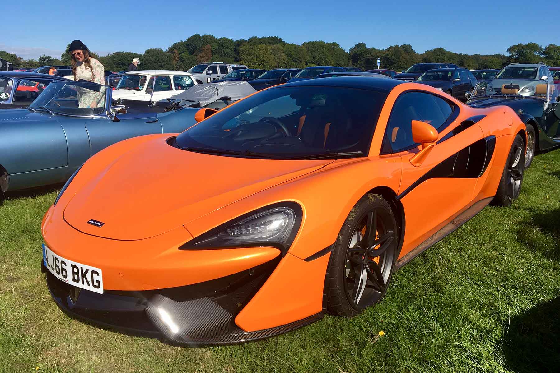 Amazing cars of the Goodwood Revival car park