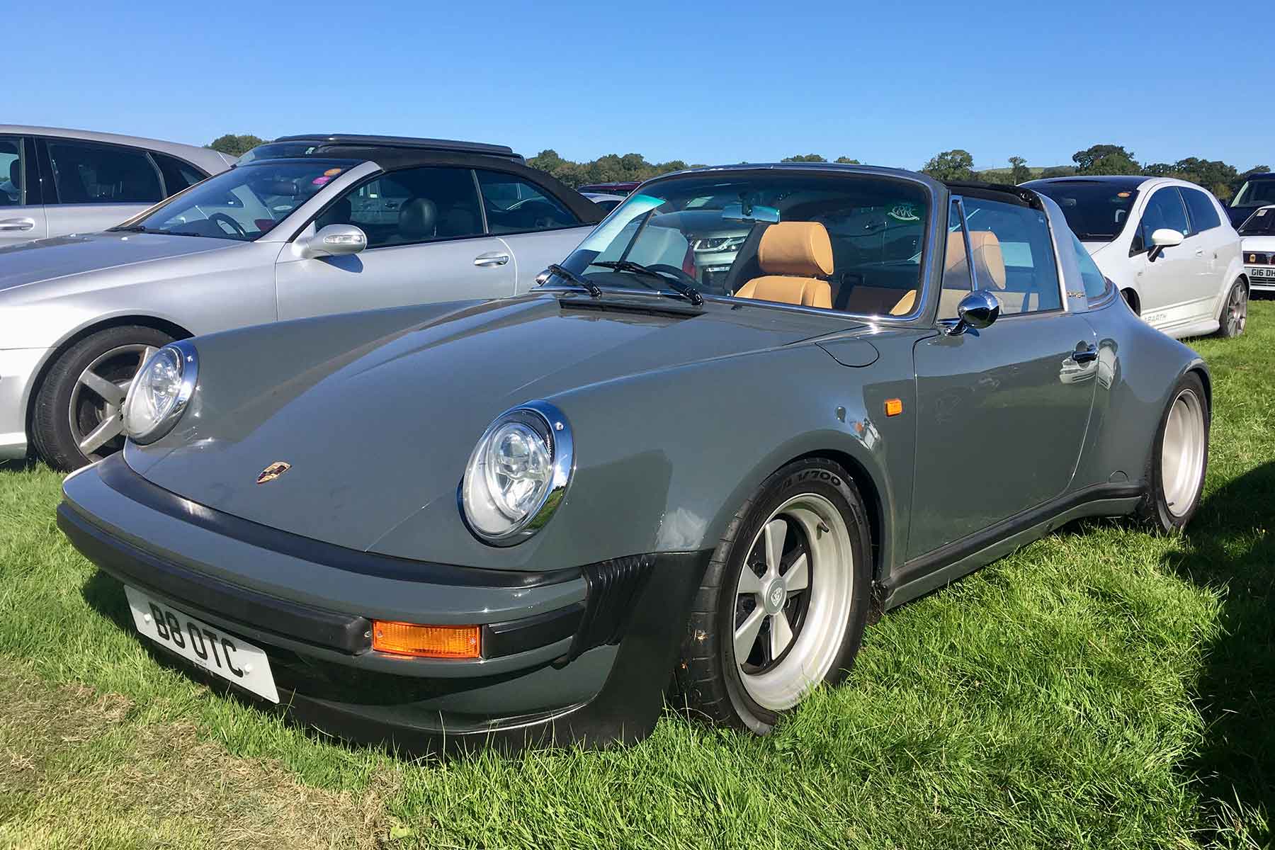 Amazing cars of the Goodwood Revival car park