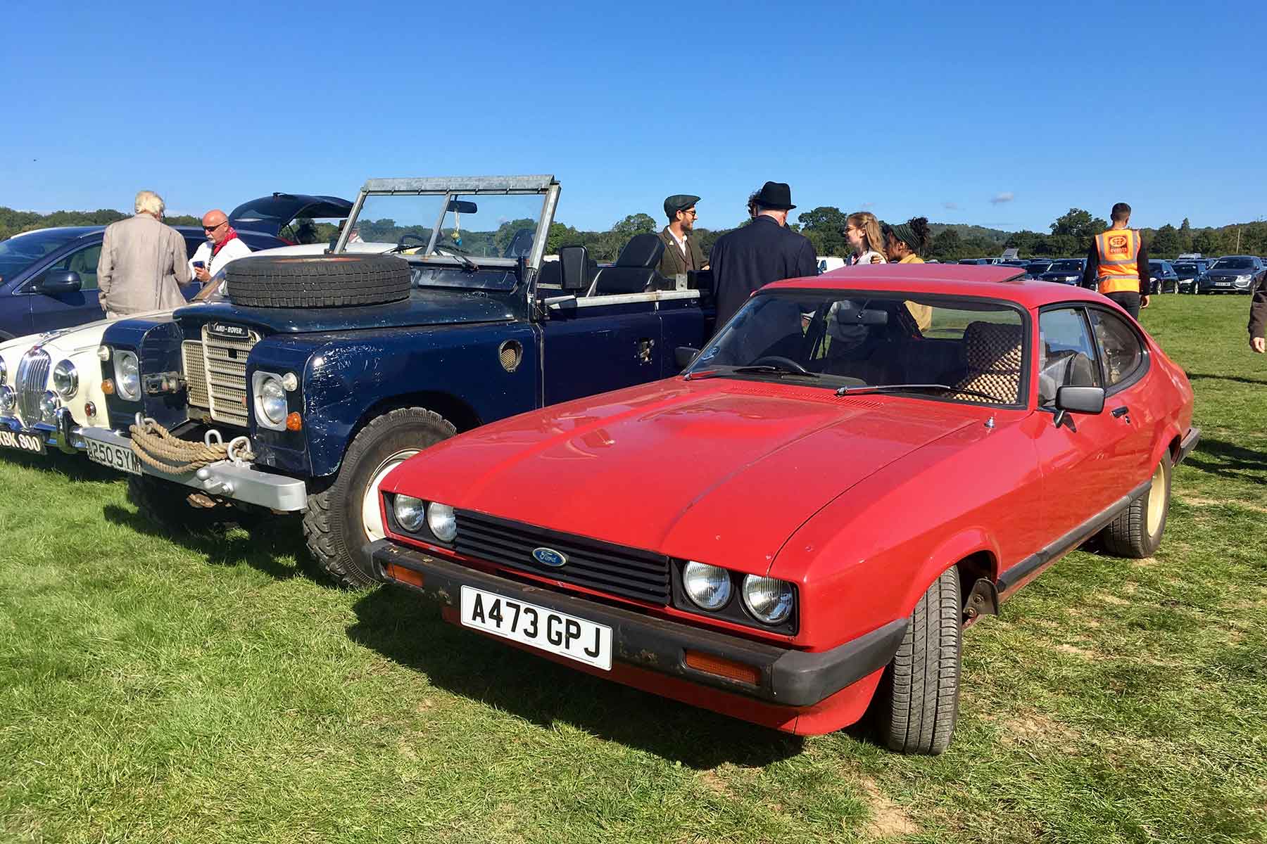 Amazing cars of the Goodwood Revival car park