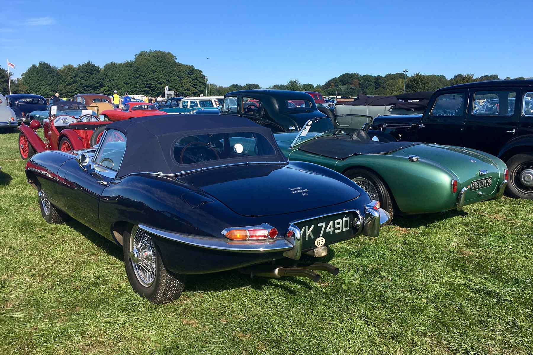 Amazing cars of the Goodwood Revival car park