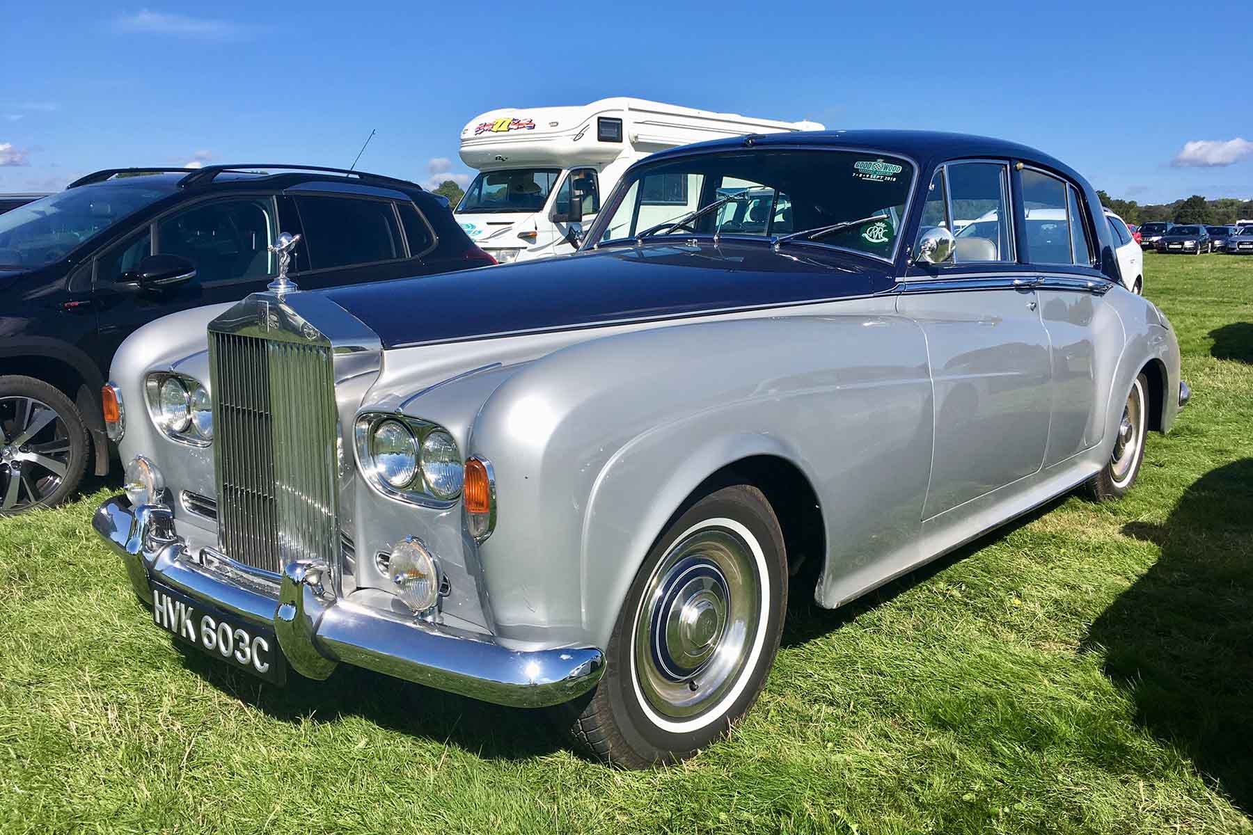 Amazing cars of the Goodwood Revival car park