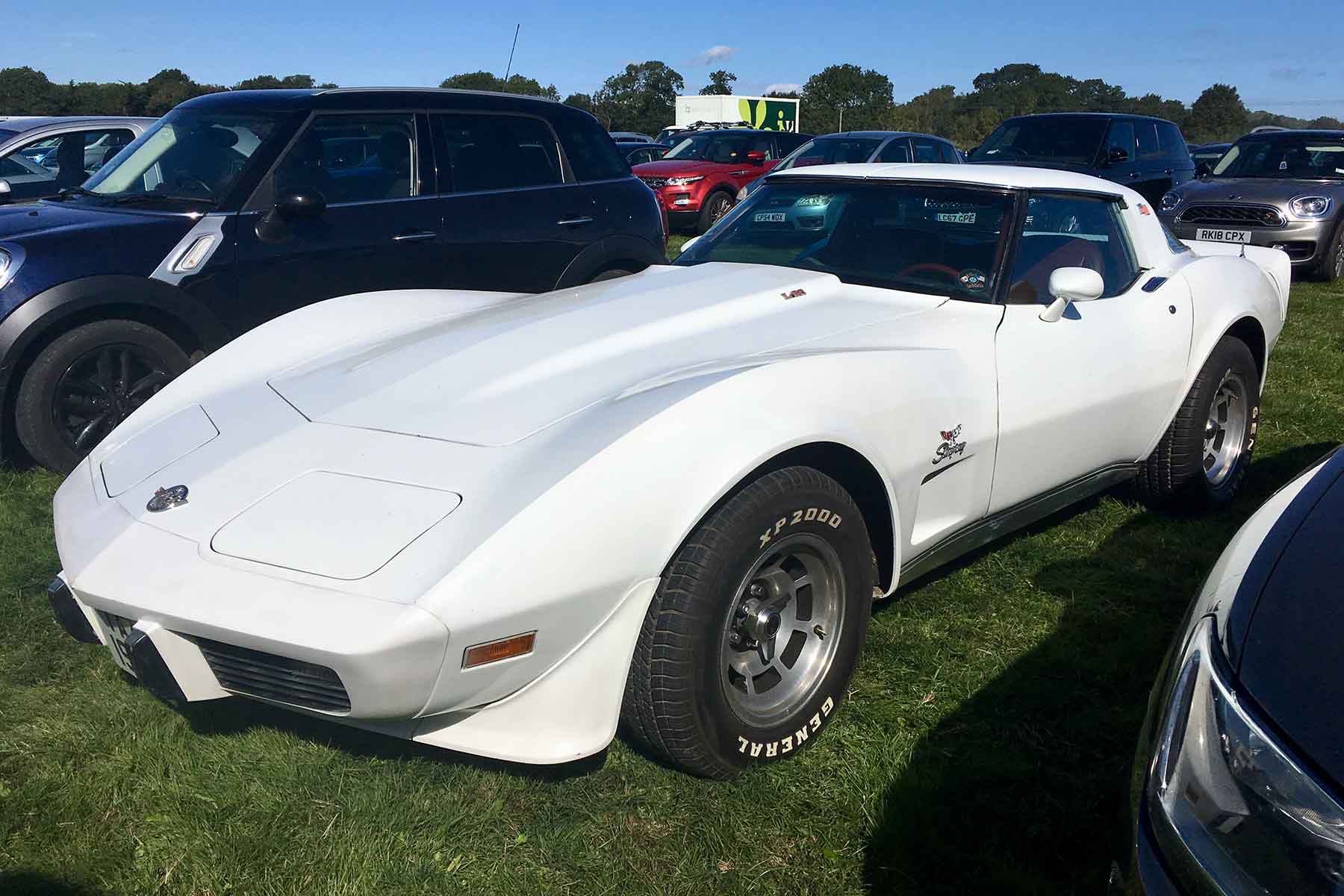 Amazing cars of the Goodwood Revival car park