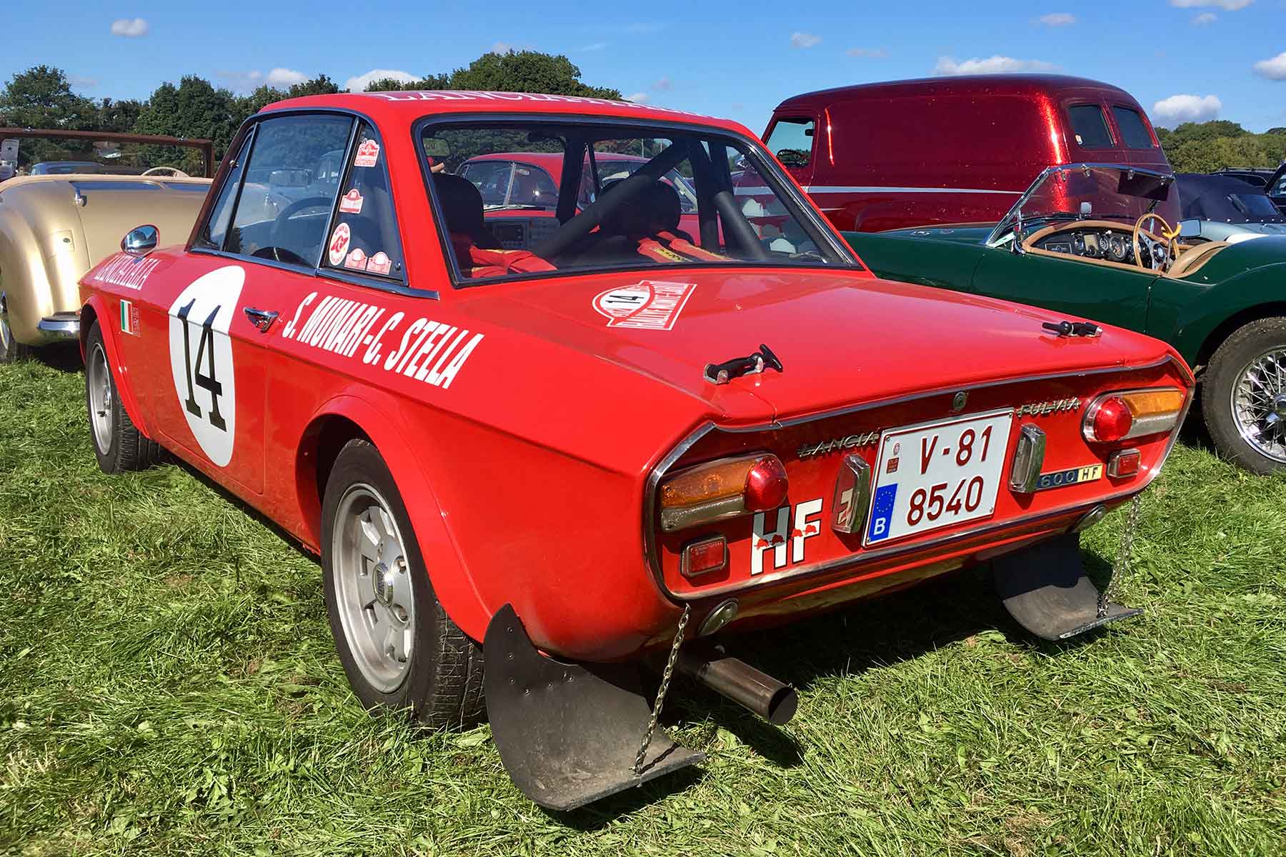 Amazing cars of the Goodwood Revival car park