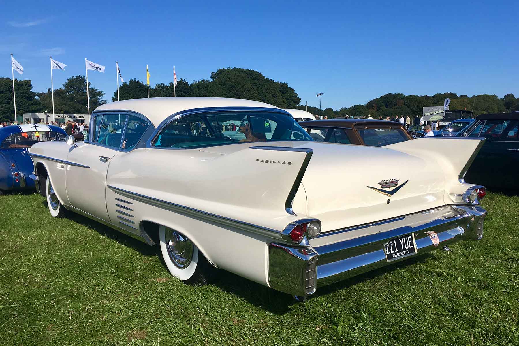 Amazing cars of the Goodwood Revival car park