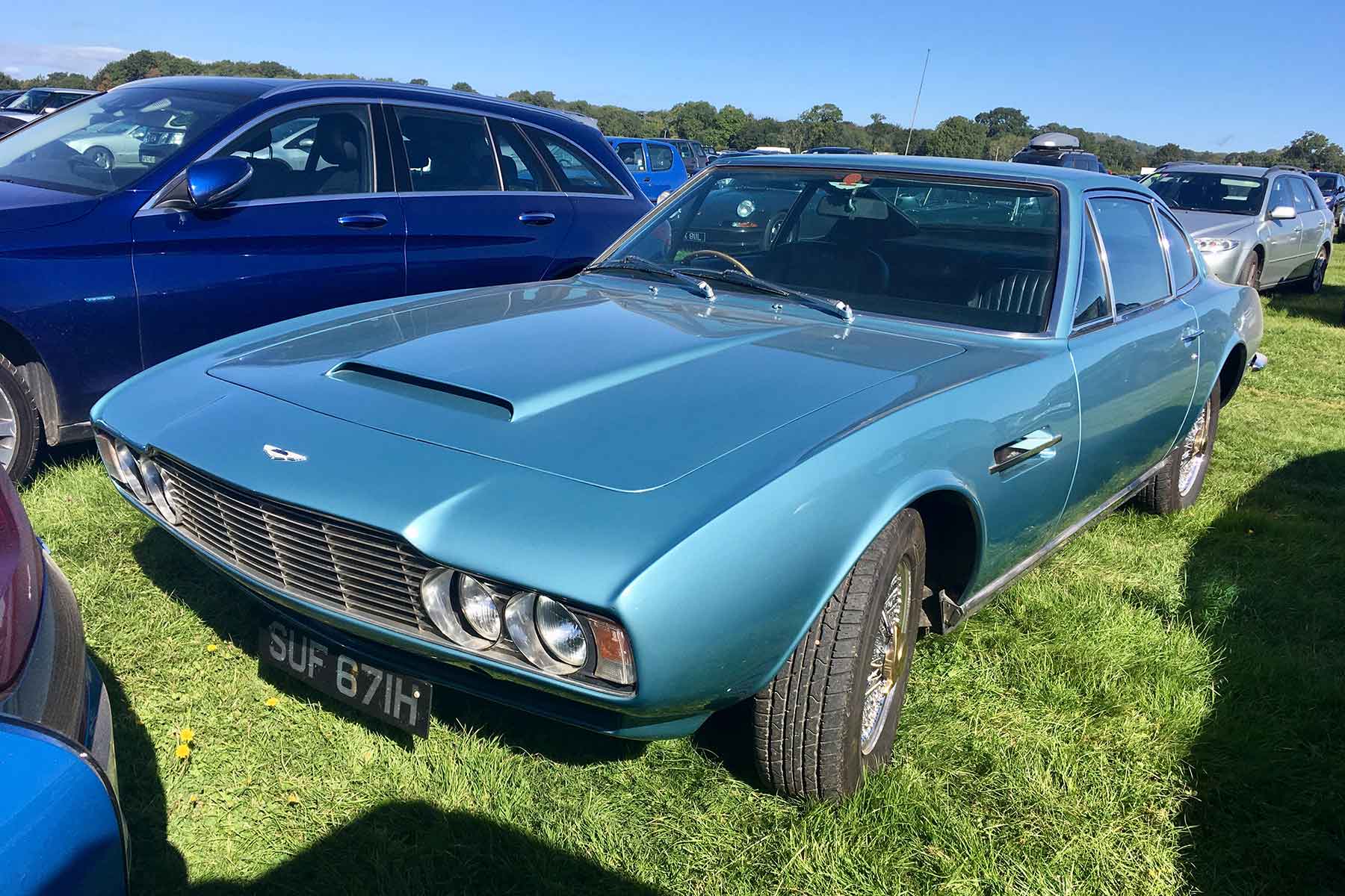 Amazing cars of the Goodwood Revival car park