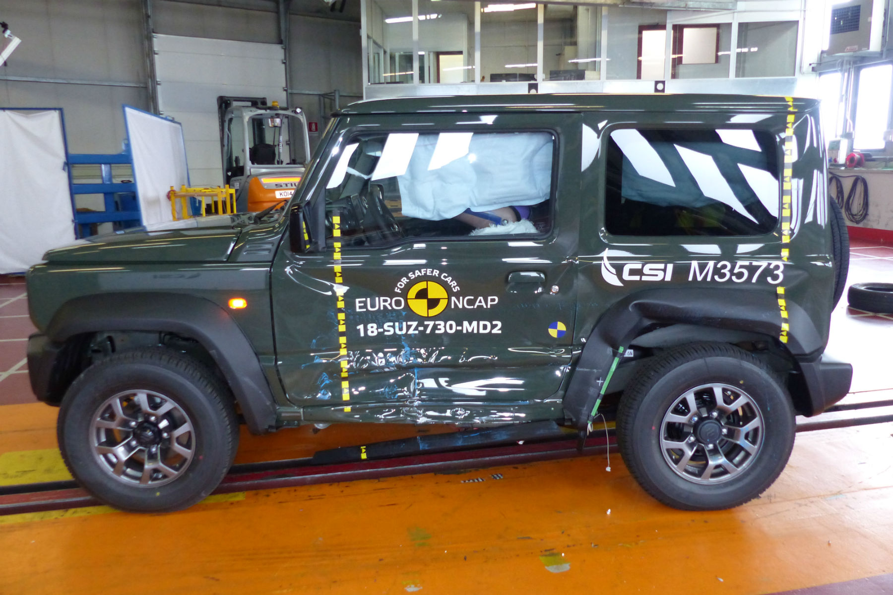 Suzuki Jimny Euro NCAP test