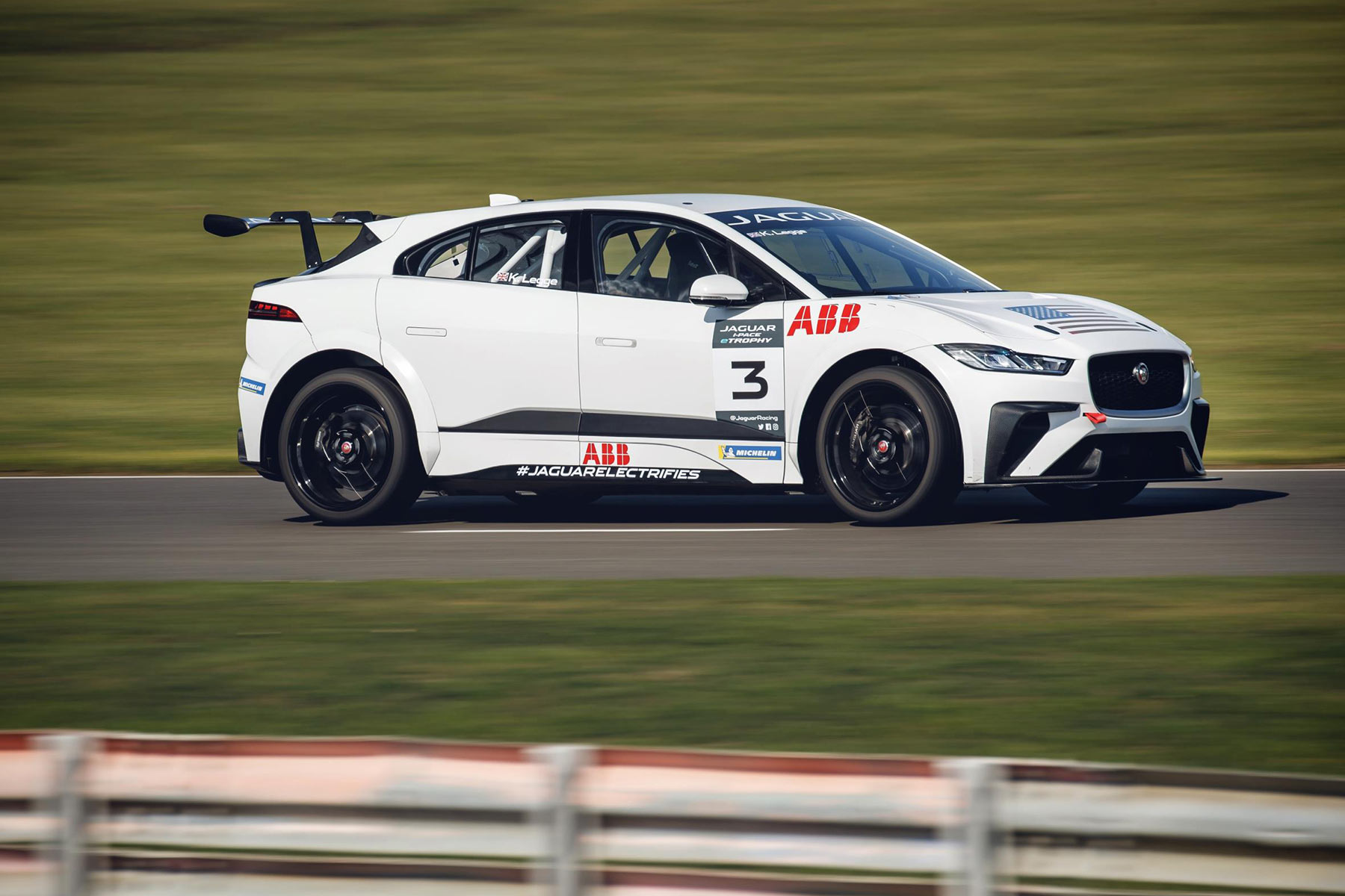 Jaguar I-Pace eTrophy Test Session