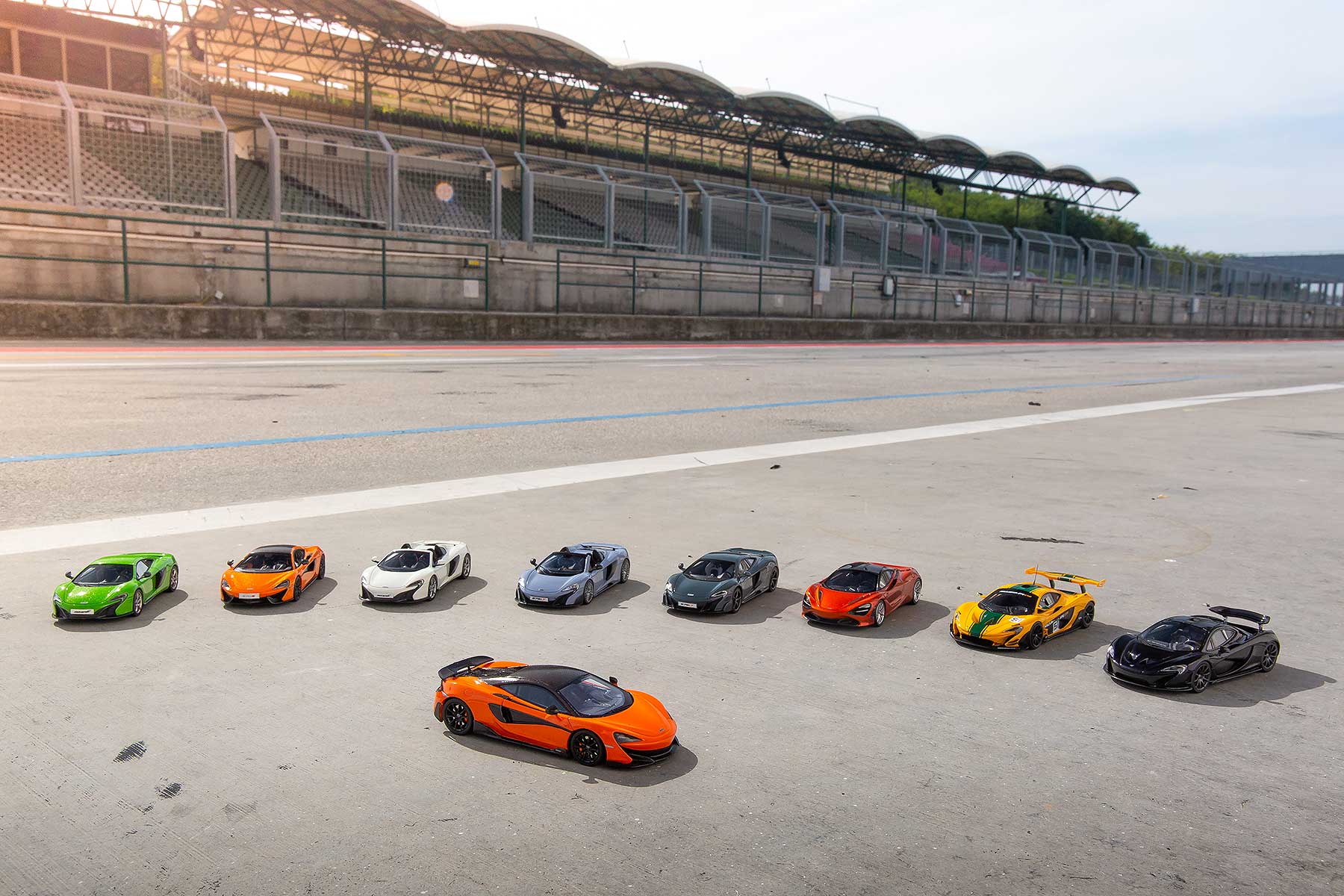 McLaren scale model cars