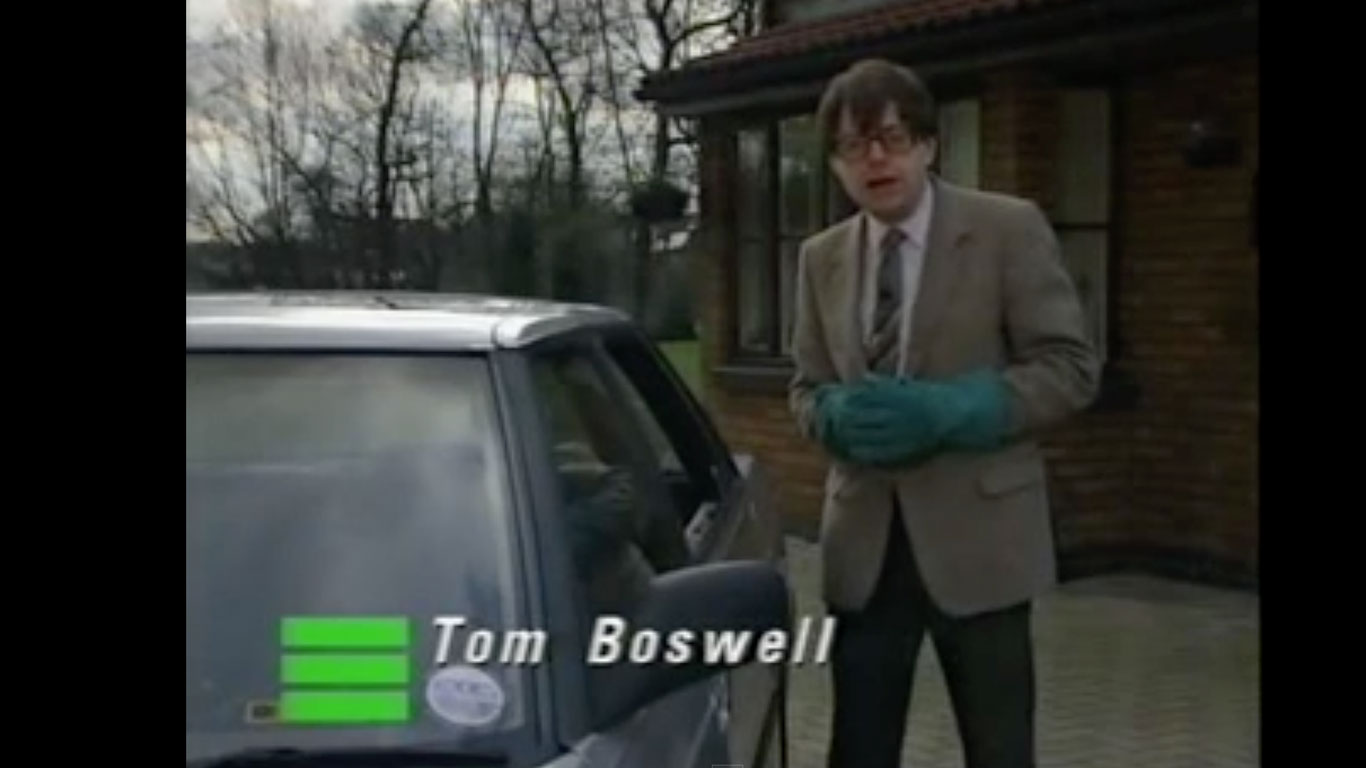 Top Gear presenter Tom Boswell