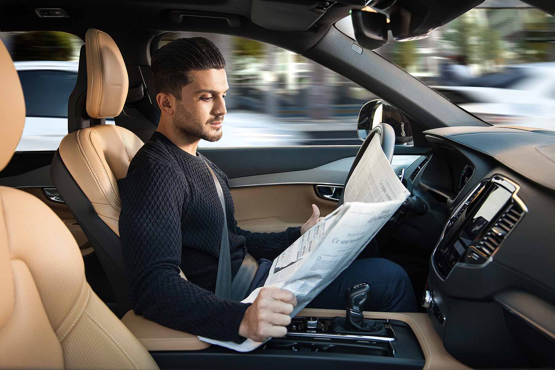 Volvo autonomous driving demonstration